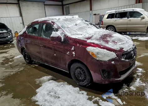 2020 Mitsubishi Mirage G4 Es из США, поврежденный, VIN ML32F3FJ3LHF07740